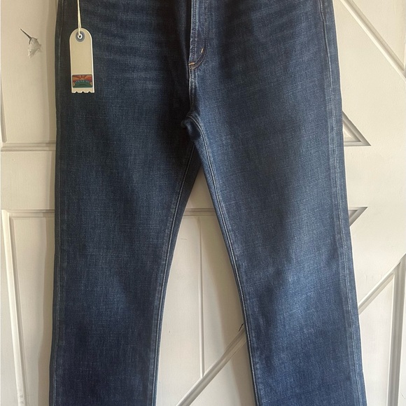Daily Blue Denim Manya Legacy Wash Straight Leg Denim Jeans NEW AG Goldschmeid - Picture 8 of 8